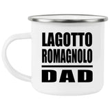 Lagotto Romagnolo Dad - 12oz Camping Mug