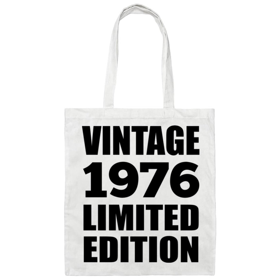 48th Birthday Vintage 1976 Limited Edition - Tote Bag White