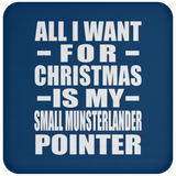 All I Want For Christmas Is My Small Munsterlander Pointer - Coaster