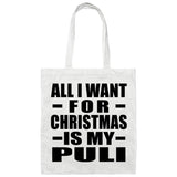 All I Want For Christmas Is My Puli - Tote Bag White