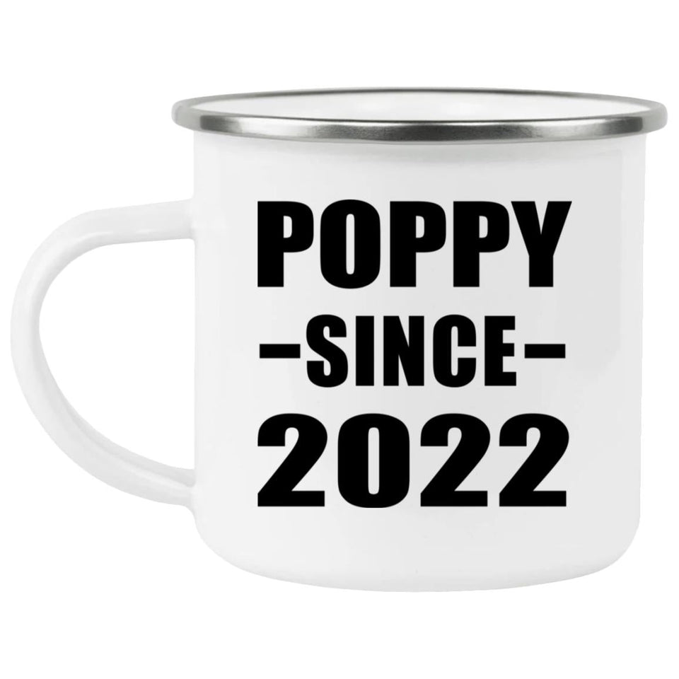 Poppy Since 2022 - 12oz Camping Mug