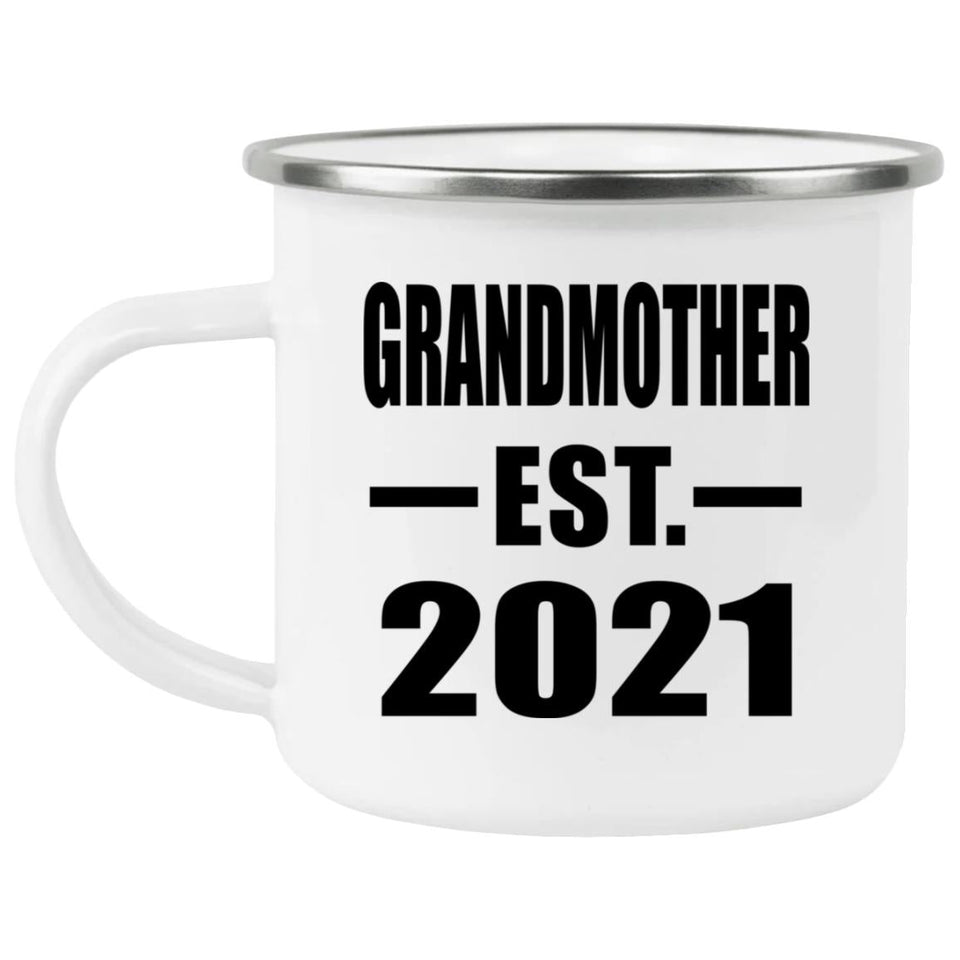 Grandmother Established EST. 2021 - 12oz Camping Mug