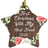 First Christmas With My Best Friend 2020 - Star Ornament A