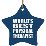 World's Best Physical Therapist - Star Ornament