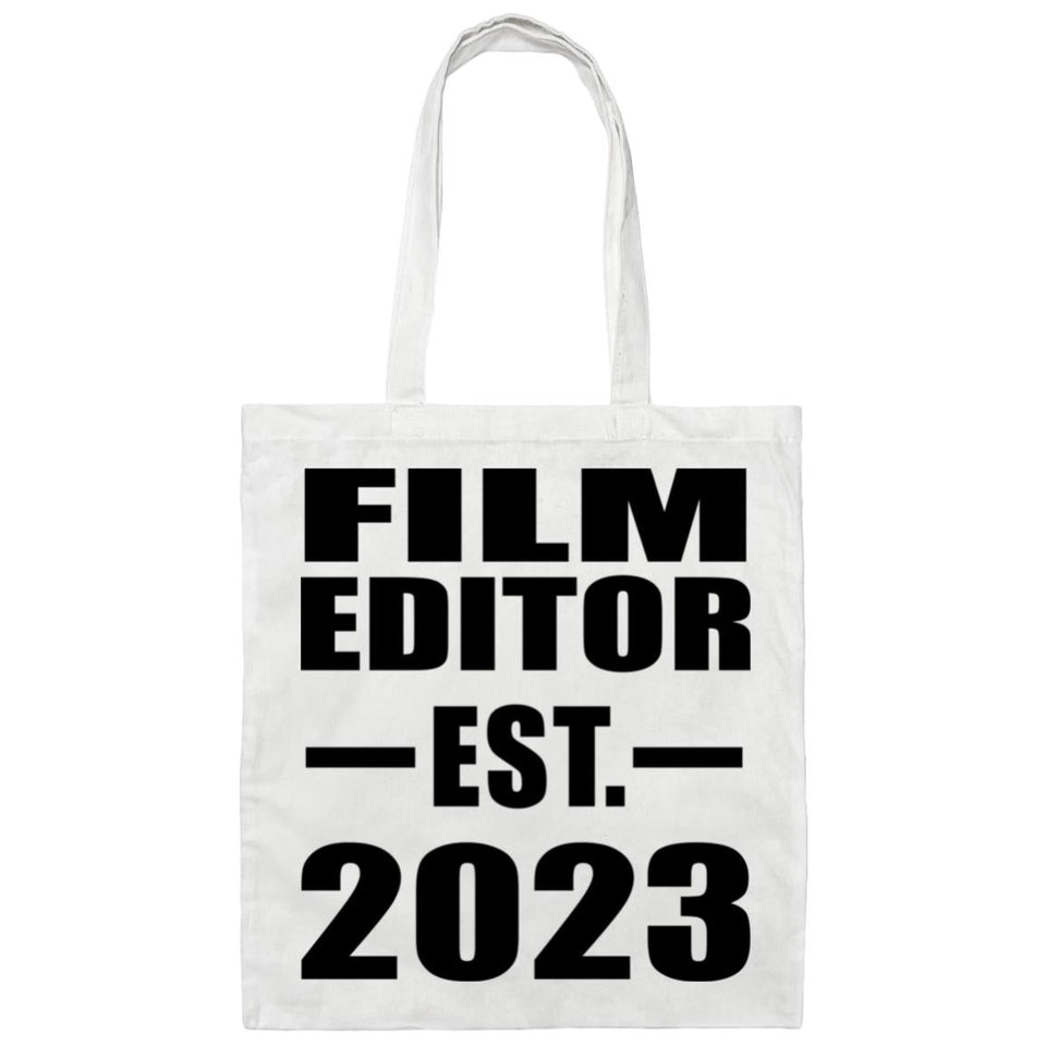Film Editor Established EST. 2023 - Tote Bag White