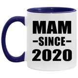 Mam Since 2020 - 11oz Accent Mug Purple