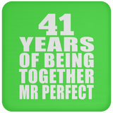 41st Anniversary 41 Years Of Being Mr Perfect - Drink Coaster