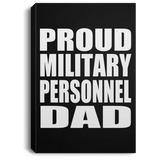 Proud Military Personnel Dad - Canvas Portrait