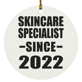 Skincare Specialist Since 2022 - Circle Ornament