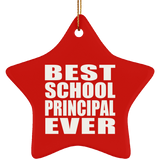 Best School Principal Ever - Star Ornament