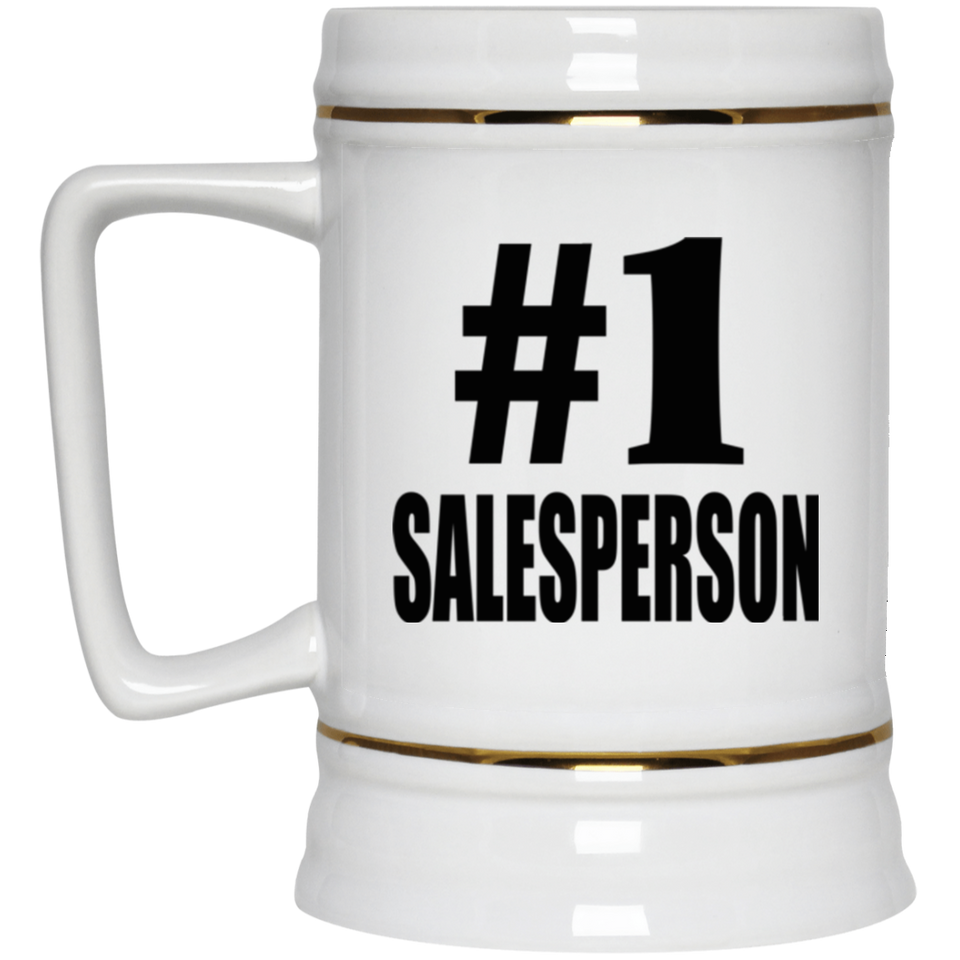 Number One #1 Salesperson - Beer Stein