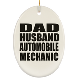 Dad Husband Automobile Mechanic - Oval Ornament