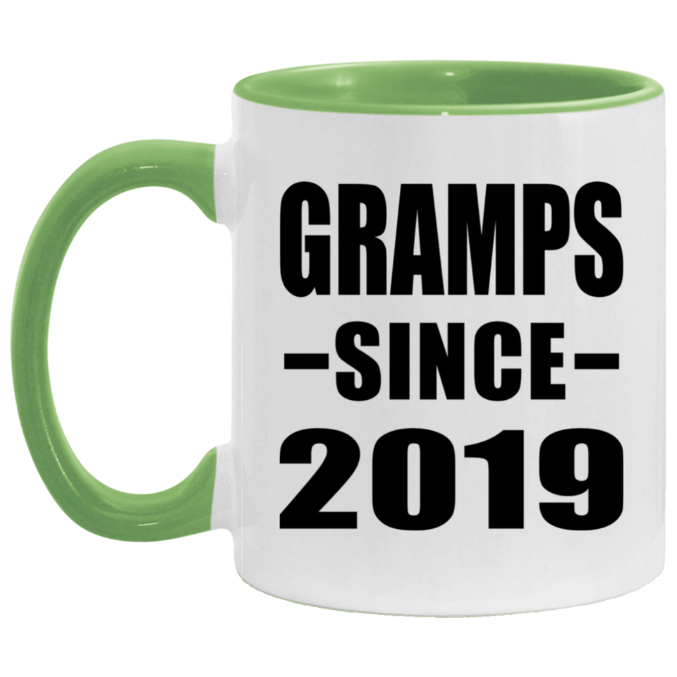 Gramps Since 2019 - 11oz Accent Mug Green