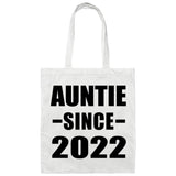 Auntie Since 2022 - Tote Bag White