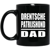 Drentsche Patrijshond Dad - 11oz Coffee Mug Black