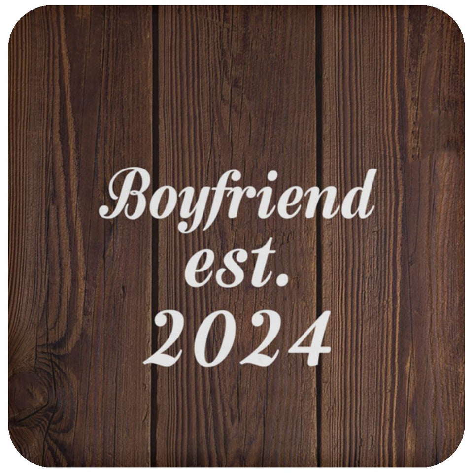 Boyfriend Established EST. 2024 - Drink Coaster D