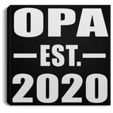Opa Established EST. 2020 - Canvas Square