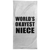 World's Okayest Niece - Hand Towel