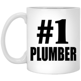Number One #1 Plumber - 11 Oz Coffee Mug