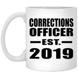 Corrections Officer Established EST. 2019 - 11oz Coffee Mug