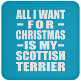 All I Want For Christmas Is My Scottish Terrier - Coaster