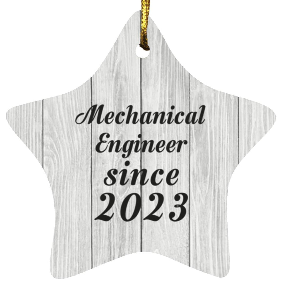 Mechanical Engineer Since 2023 - Star Ornament F
