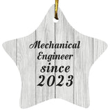Mechanical Engineer Since 2023 - Star Ornament F