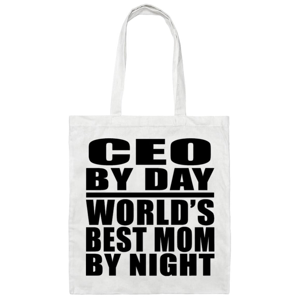 CEO By Day World's Best Mom By Night - Tote Bag White