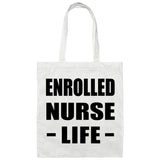 Enrolled Nurse Life - Tote Bag White