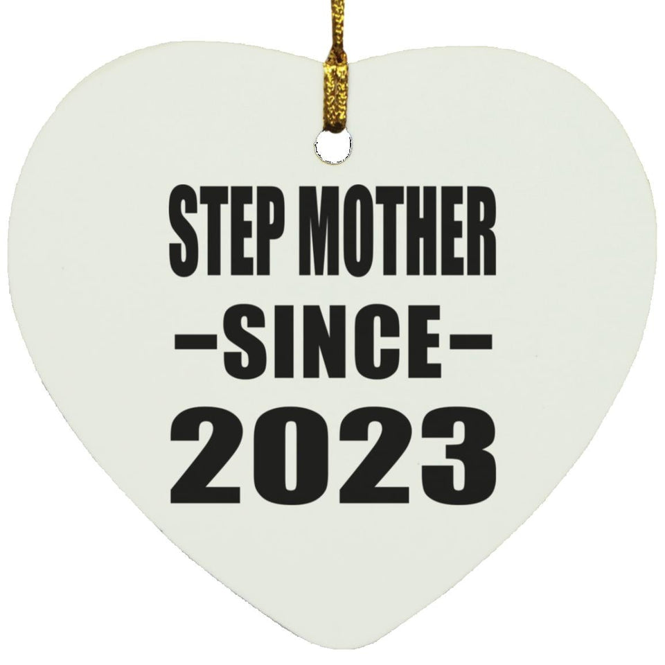 Step Mother Since 2023 - Heart Ornament
