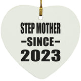Step Mother Since 2023 - Heart Ornament