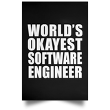 World's Okayest Software Engineer - Poster Portrait