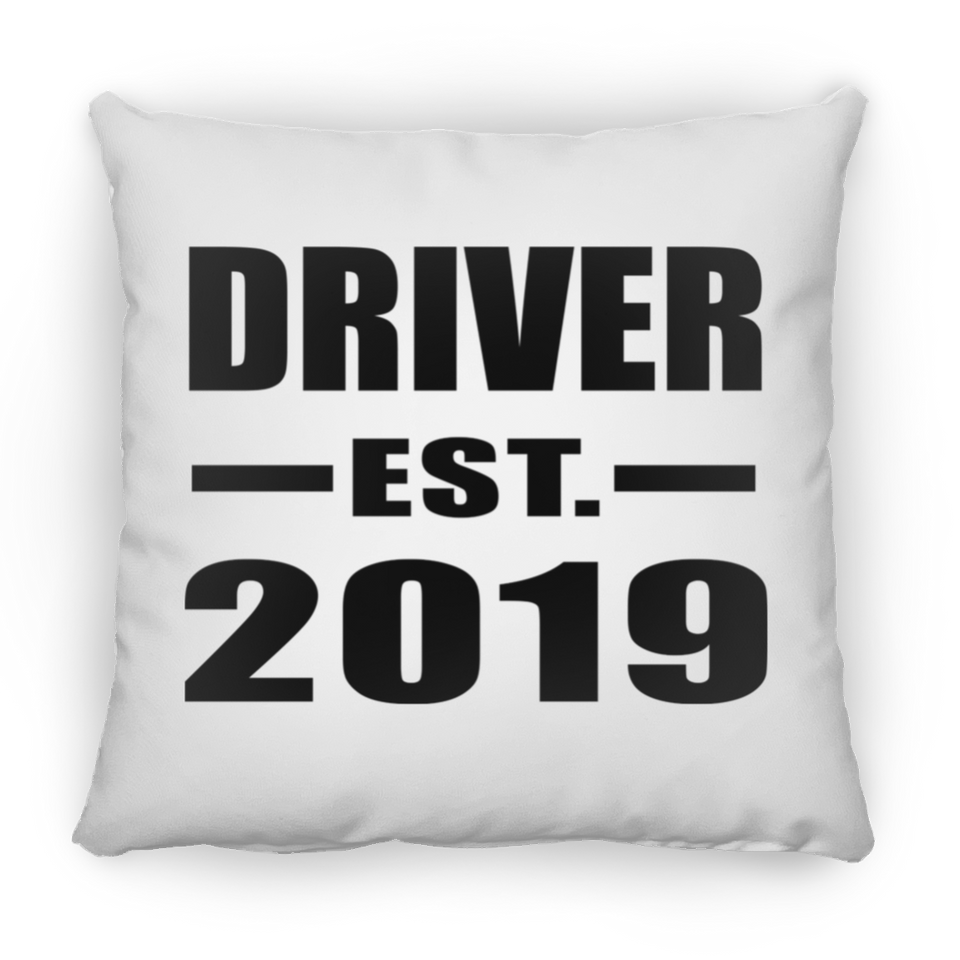 Driver Established EST. 2019 - Throw Pillow
