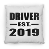 Driver Established EST. 2019 - Throw Pillow