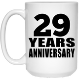 29th Anniversary 29 Years - 15 Oz Coffee Mug