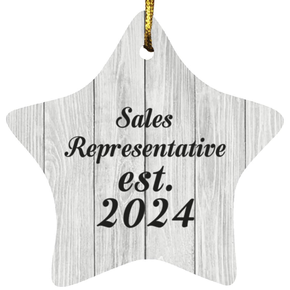 Sales Representative Established Est. 2024 - Star Ornament F