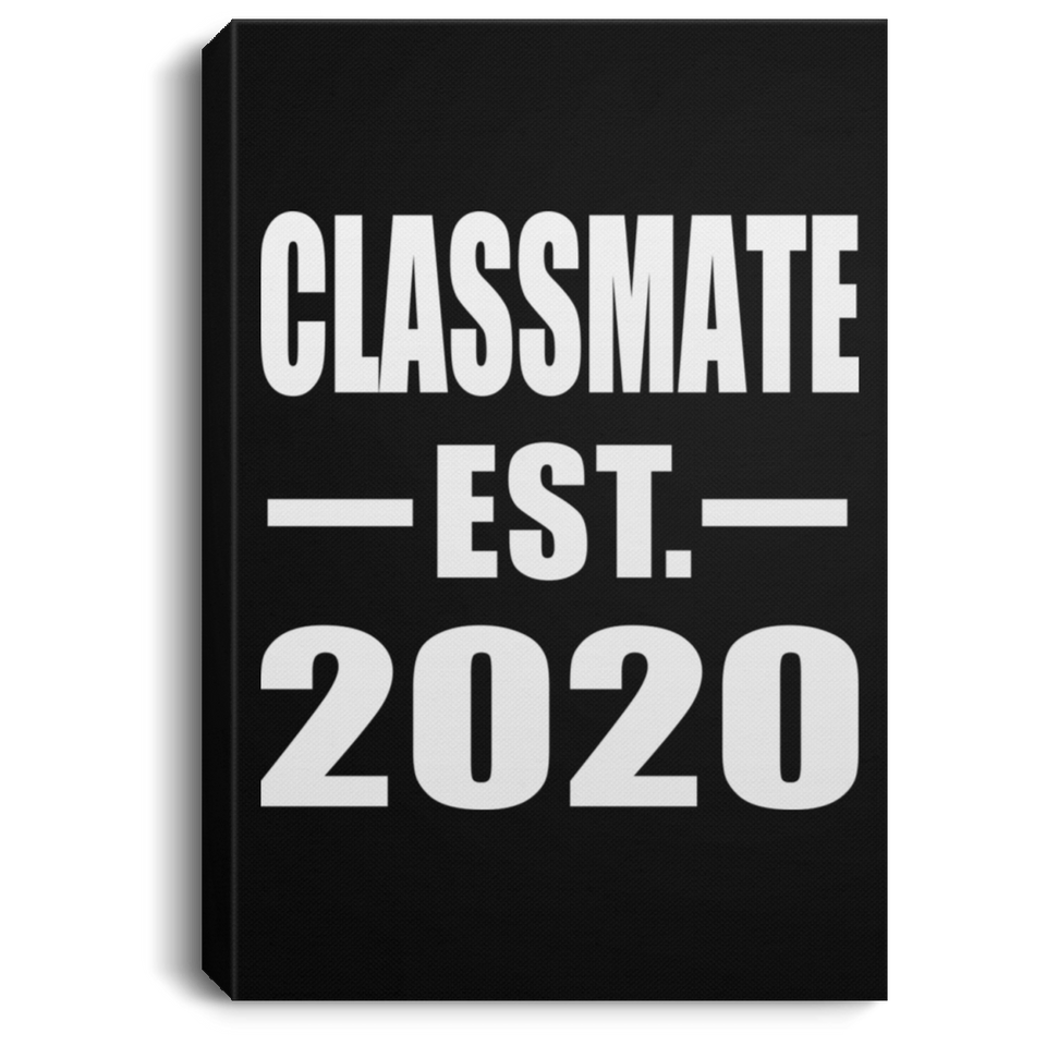 Classmate Established EST. 2020 - Canvas Portrait