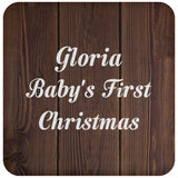 Gloria Baby's First Christmas - Drink Coaster D