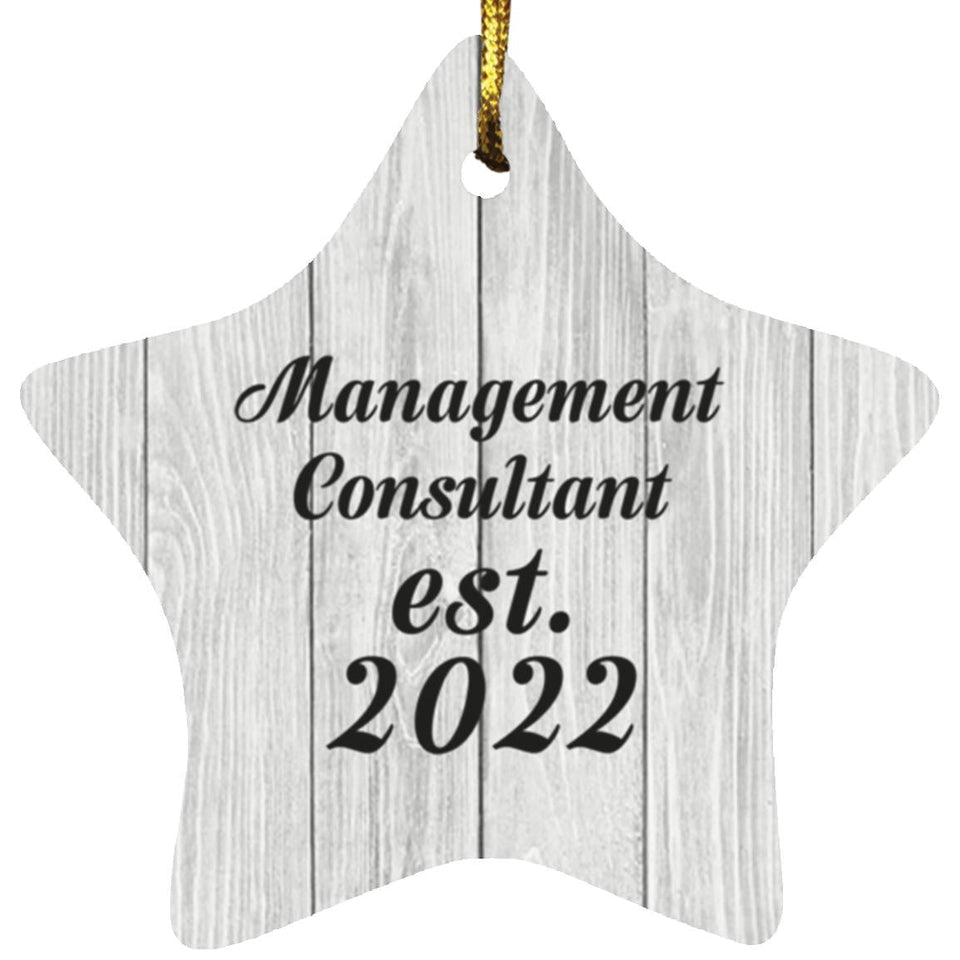 Management Consultant Established Est. 2022 - Star Ornament F