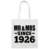 98th Anniversary Mr & Mrs Since 1926 - Tote Bag White