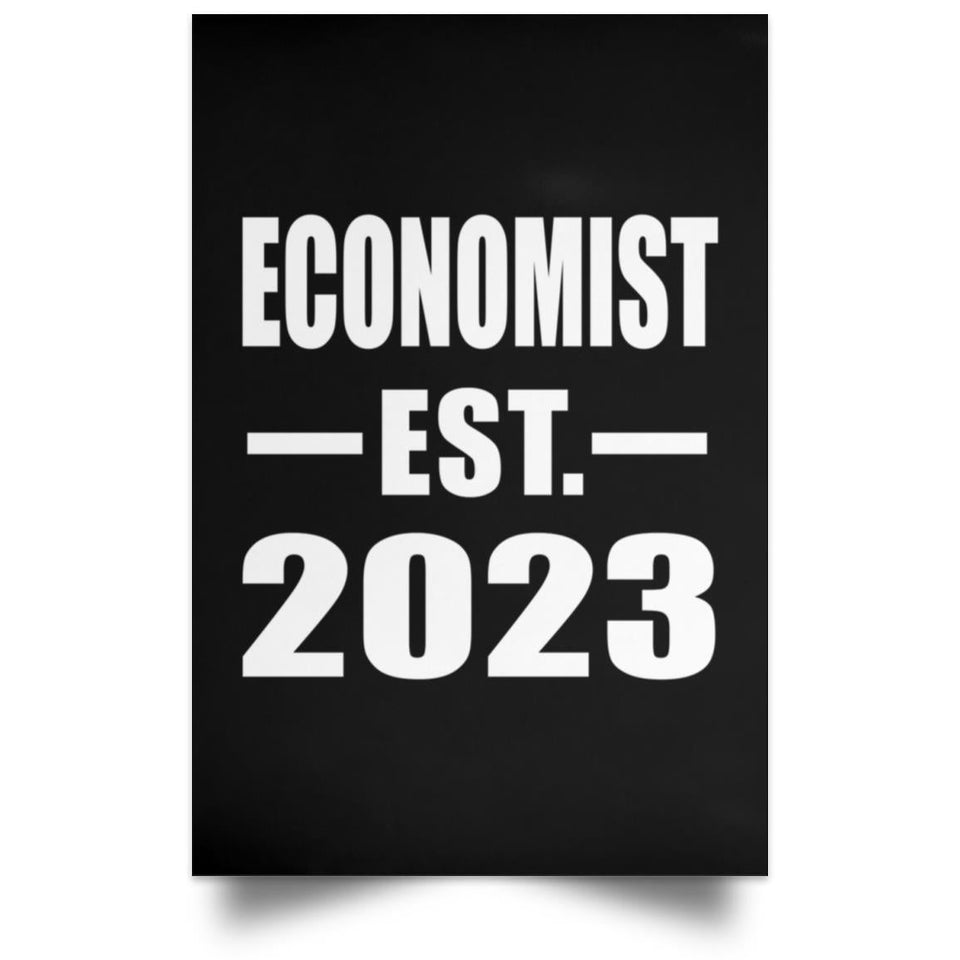 Economist Established EST. 2023 - Poster Portrait