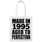 29th Birthday Made In 1995 Aged to Perfection - Tote Bag White