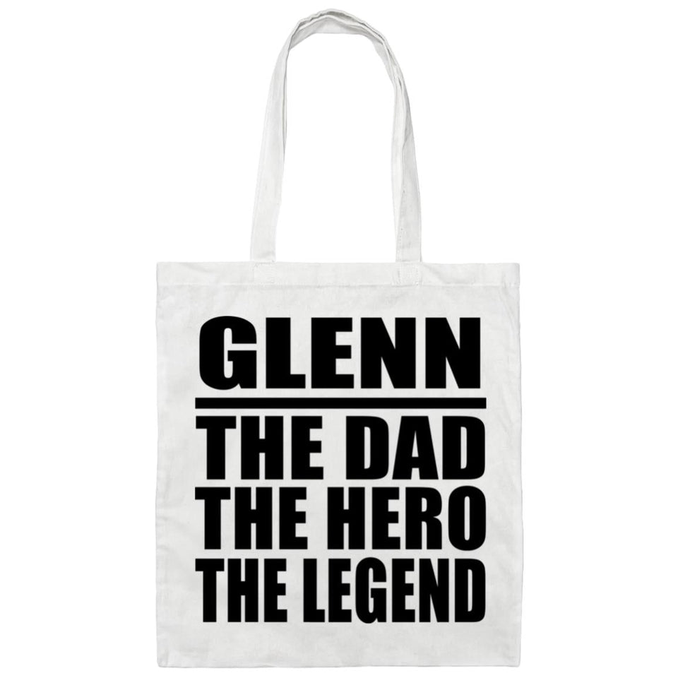 Glenn The Dad The Hero The Legend - Tote Bag White