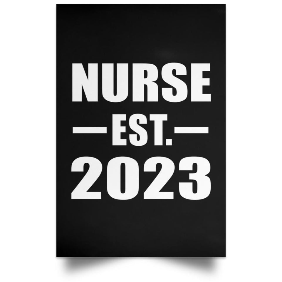 Nurse Established EST. 2023 - Poster Portrait