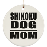 Shikoku Dog Mom - Circle Ornament