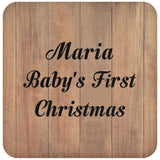 Maria Baby's First Christmas - Drink Coaster C