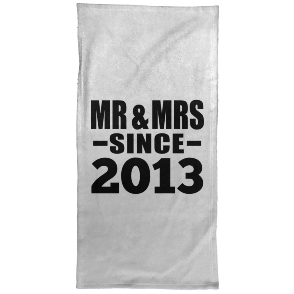 11th Anniversary Mr & Mrs Since 2013 - Hand Towel