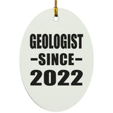 Geologist Since 2022 - Oval Ornament
