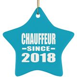 Chauffeur Since 2018 - Star Ornament