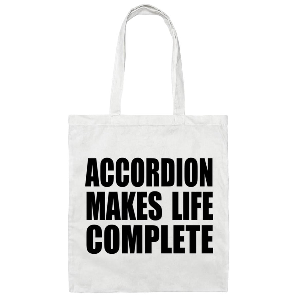 Accordion Makes Life Complete - Tote Bag White